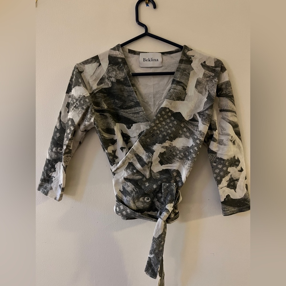 Beklina Kudu Wrap Top, Size S-M